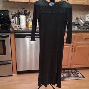 Chic Black Long Sleeve Dress